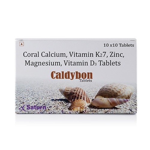 Coral Calcium and Vitamin K2-7 Tablets | Caldybon