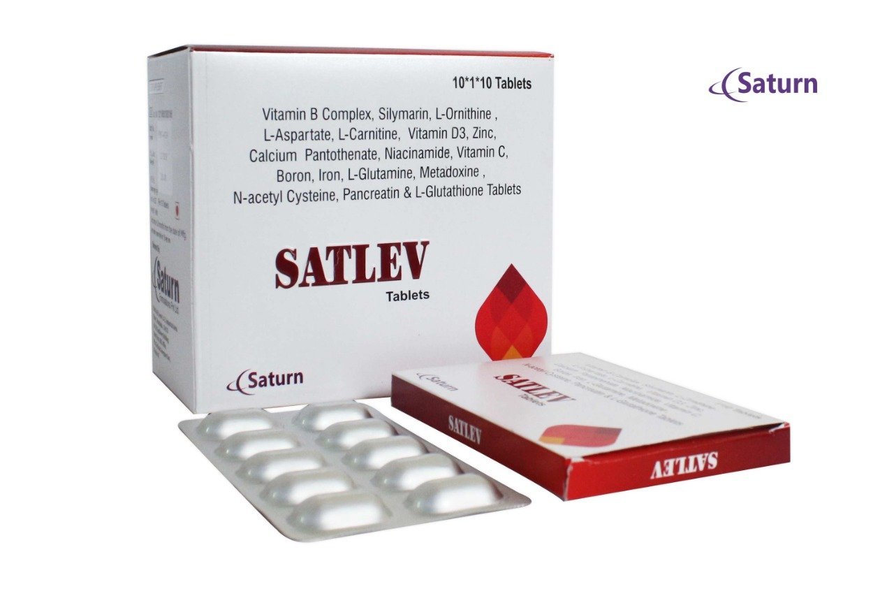 Metadoxine Silymarin L-Ornithine L Aspartate Pyridoxine Hydrochloride Tablets | Satlev