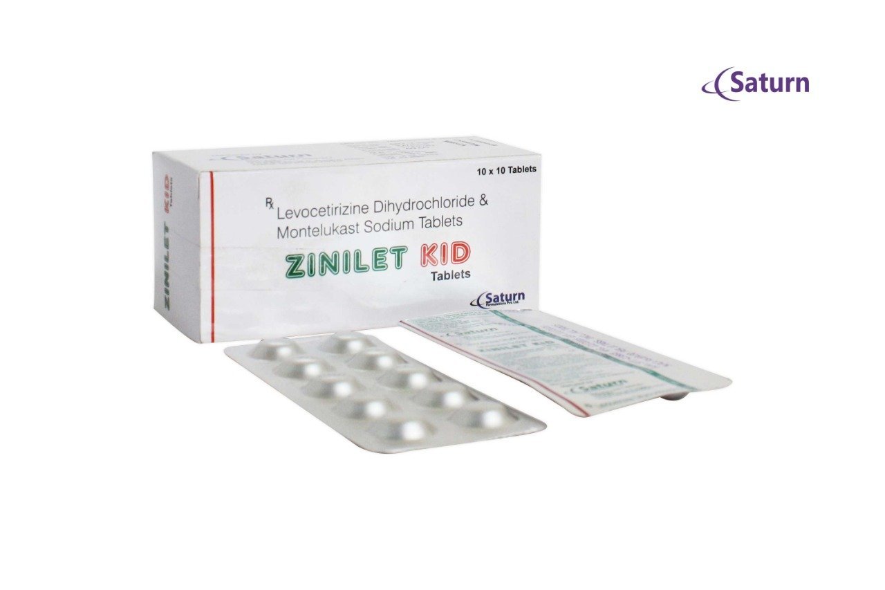 Levocetirizine Dihydrochloride Montelukast Sodium Tablets | Zinilet Kid