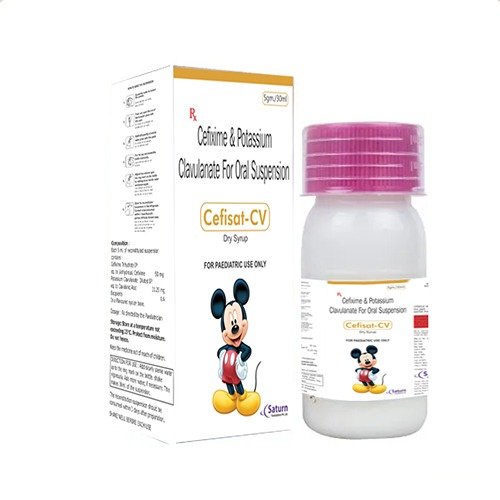 Cefixime Potassium Clavulanate For Oral Suspension | Cefisat-CV Dry Syrup