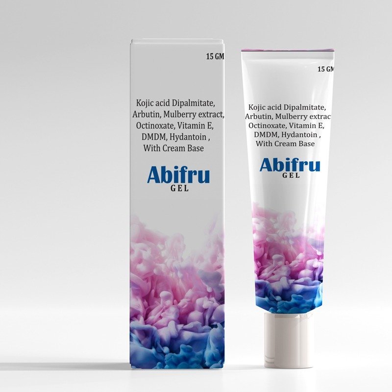 Kojic Acid Dipalmitate Arbutin Octinoxate Vitamin E Cream | AbiFru Gel