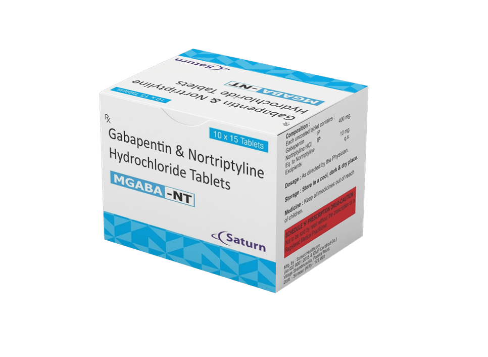 Gabapentin 400mg Nortriptyline 10mg Tablet | Mgaba-NT