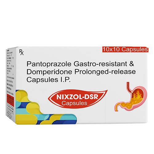 Pantoprazole Domperidone Capsules | Nixzol-DSR