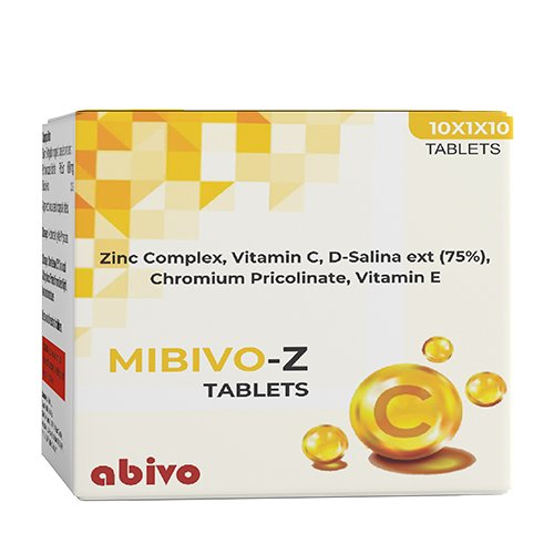 Zinc Complex Vitamin C D-Salina extract Chromium Picolinate Vitamin E | Mibivo-Z