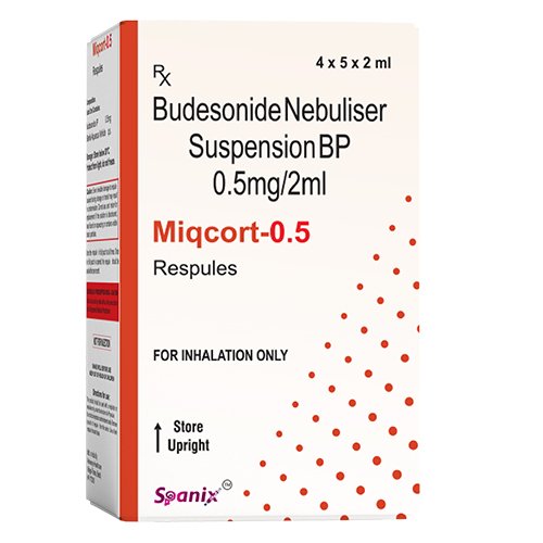 Budesonide Nebuliser Suspension 0.5mg/2ml | Miqcort 0.5