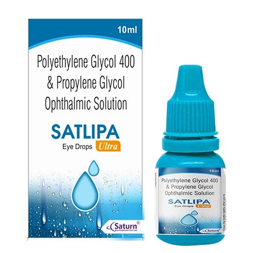 Polyethylene Glycol and Propylene Glycol Eye Drops | Satlipa: Relief for Dry, Irritated Eyes